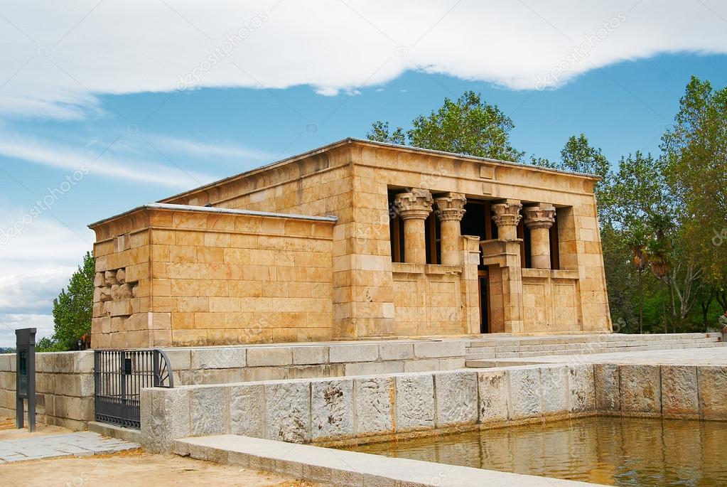 Historic buildings Egyptian temple of Madrid