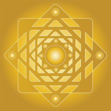 Altın değerli taşlar ve boncuk tatil günü için