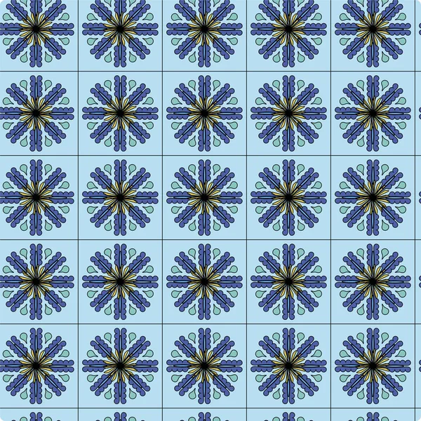 Mosaico colorido patrón inconsútil abstracto — Vector de stock
