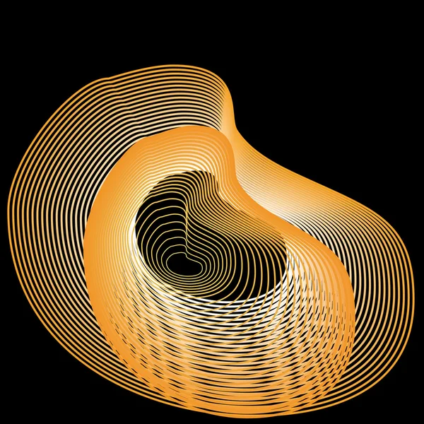 Patern de oro ardiente abstracto — Vector de stock