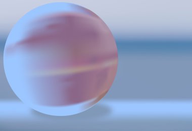 pembe çizgili mavi gezegenin büyük topu