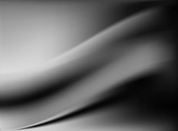 Fond en soie noire avec quelques plis doux — Image vectorielle