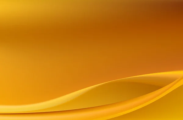 Fondo de seda dorada con algunos pliegues suaves — Vector de stock