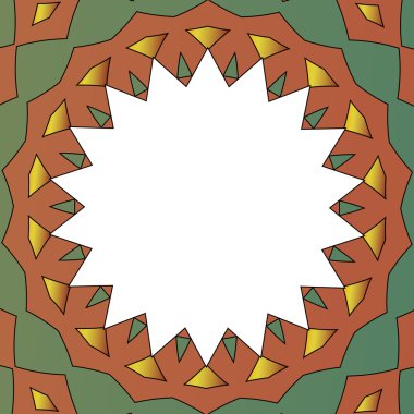 dantel desenli çiçek renkli etnik süsleme