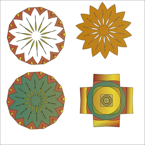 Krajka paisley květinové pestré etnické ornament — Stockový vektor