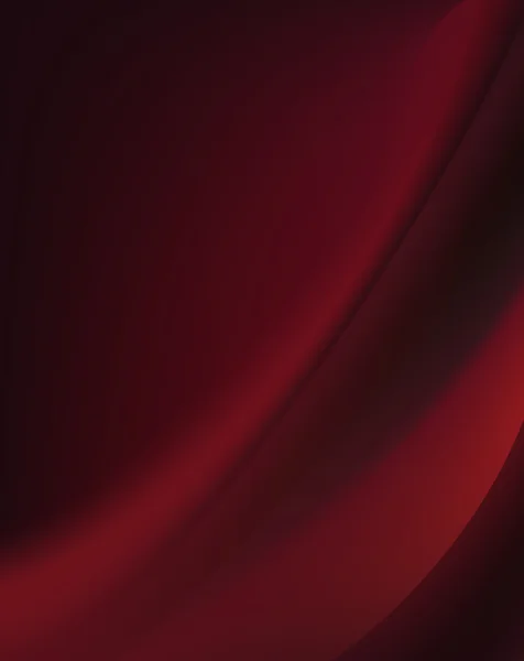 红色丝绸背景与一些软褶皱 — 图库矢量图片
