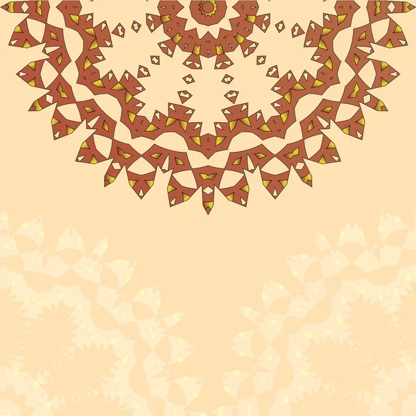 Кружева Пейсли цветочный красочный этнический орнамент — стоковый вектор