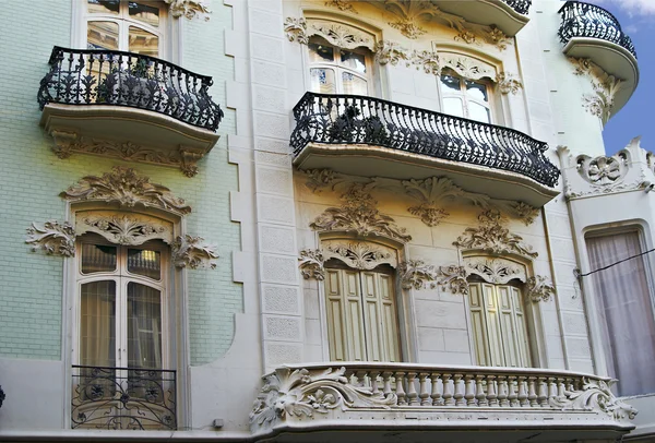 在巴伦西亚，西班牙著名历史建筑 — 图库照片