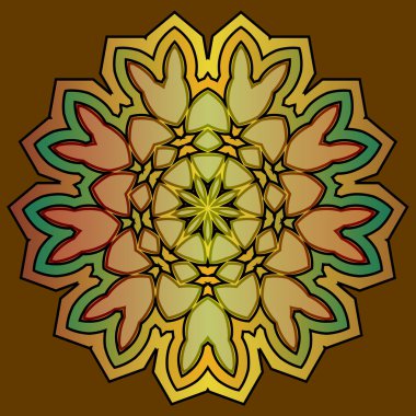 altın kahverengi spiral fire flaming çiçek