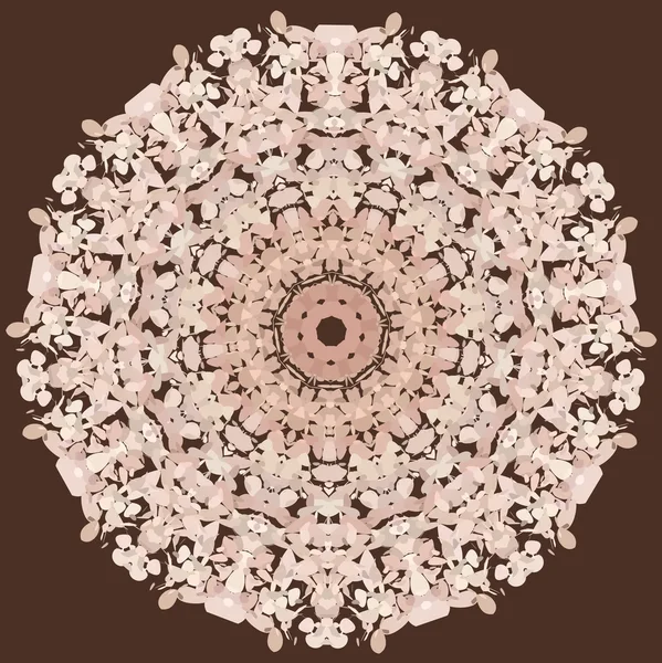 Lace floral kleurrijke etnische ornament — Stockvector