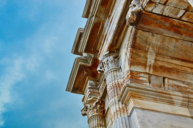 Avrupa'nın antik antik mimari detaylar