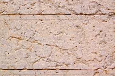 Kırmızı eski kilise duvarları bir parçası İtalya BLOKCAN