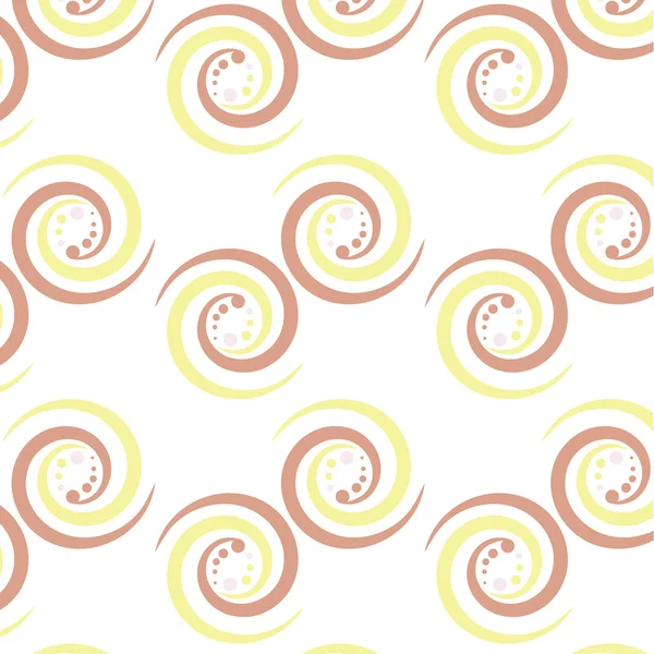 在黄色和粉红色的无缝甜模式 — 图库矢量图片