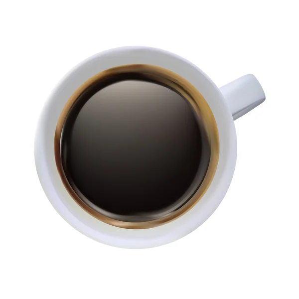 beyaz porselen kupa kahve için