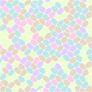 soyut renkli retro geometrik altıgen