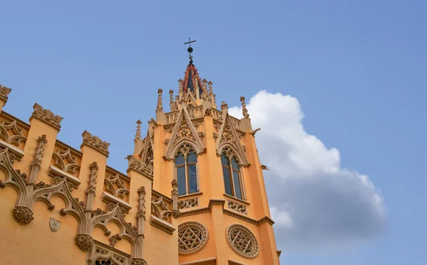 Valencia, İspanya, cephe katedral kilise. — Stok fotoğraf