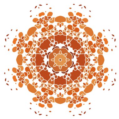 dantel çiçek renkli etnik süsleme