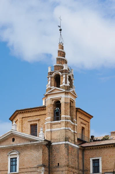 Kuppel der kathedrale sonnenuntergang ancona italien — Stockfoto
