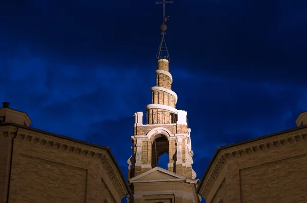 Cúpula de la catedral puesta del sol Ancona Italia — Foto de Stock