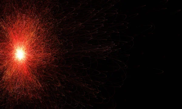 Magiczne Kosmiczne Tajemnicze Abstrakcyjne Tło Kolorowy Dym Atrament Wodzie Wzory — Zdjęcie stockowe