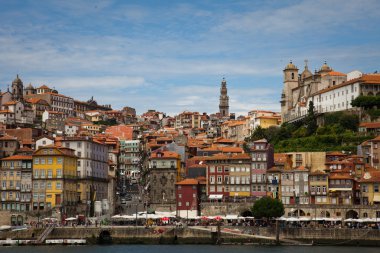 Görünüm porto ve douro nehrinin, Portekiz