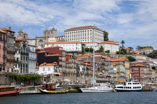 Vista do Porto e do rio Douro, Portugal — Fotografia de Stock