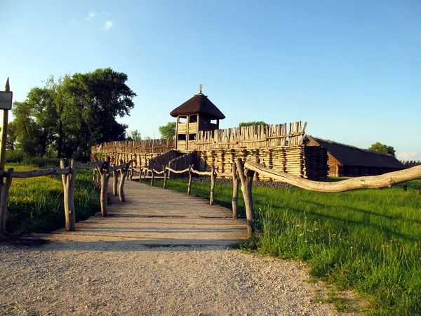 Muzeum archeologiczne stara osada Beroun w polsce — Stok fotoğraf