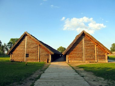 eski yerleşim, arkeoloji müzesinde bulunan Polonya bisk bir parçası