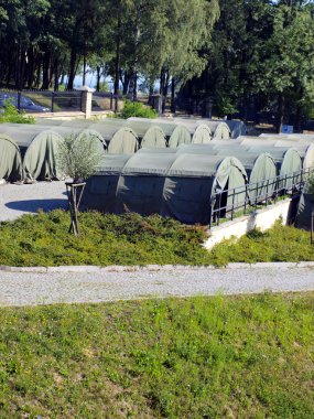 Camp, tents clipart