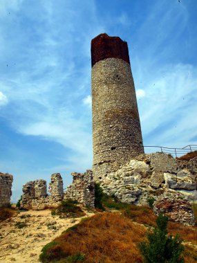 Eski kalenin kalıntıları.