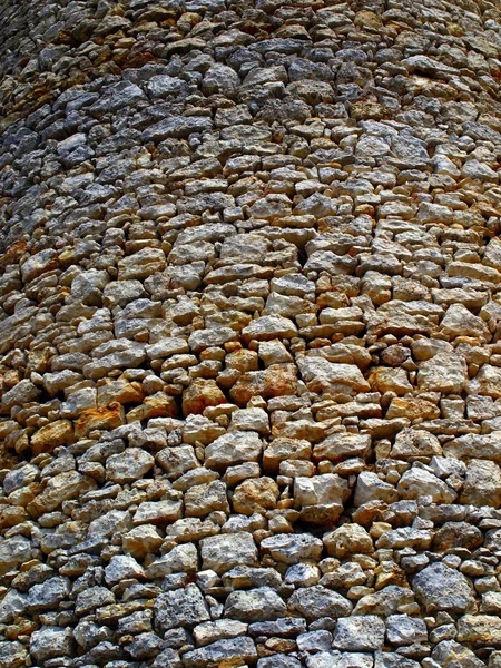 Parede de calcário como fundo — Fotografia de Stock