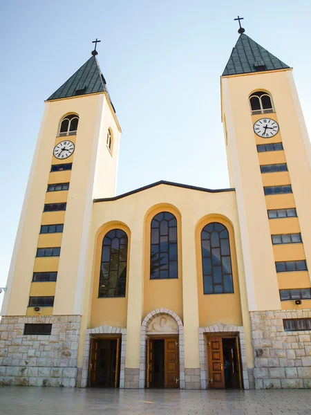 Kyrkan i Međugorje, — Stockfoto