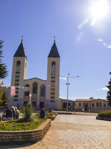 The church in Medjugorje, Bosnia and Herzegovina — Stock Photo, Image