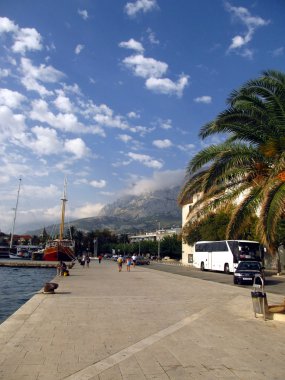 Waterfront, makarska, Hırvatistan