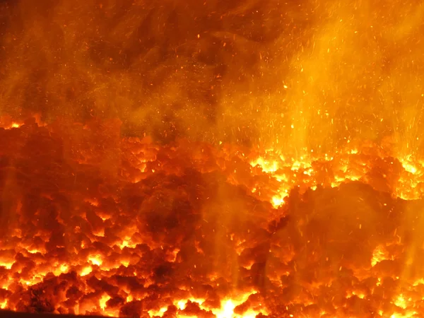 Utsikt över elden — Stockfoto