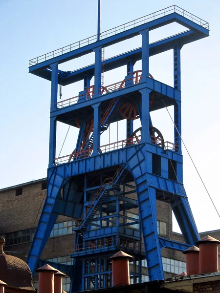 Mine blue tower — Stock Photo, Image