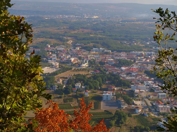 Panorama Medjugorje, la vista desde la cima Krizevac — Foto de Stock