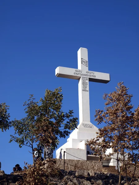 Cross on top of Krizevac — Stock Photo, Image
