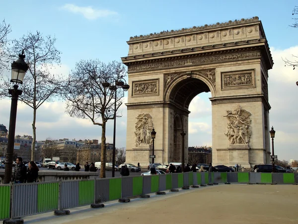Arc de triomphe in paris, Frankreich — Stockfoto