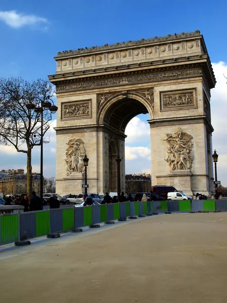 Arc de Triomphe in Paris, Fransa — Stok fotoğraf