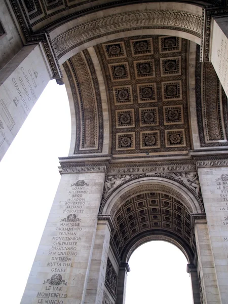 Paris'teki zafer takı parçası — Stok fotoğraf