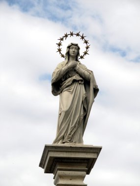 ja manastır lekesiz Meryem Ana heykeli