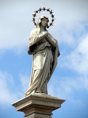 ja manastır lekesiz Meryem Ana heykeli