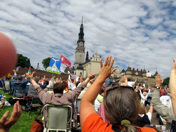 VII Congreso de la Renovación Carismática Católica Czestochowa, Po — Foto de Stock