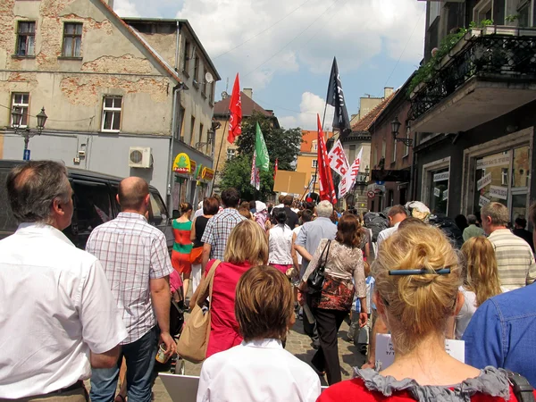 GLIWICE, POLÓNIA - JUNHO 09: II Marcha Gliwice pela Vida e Família — Fotografia de Stock