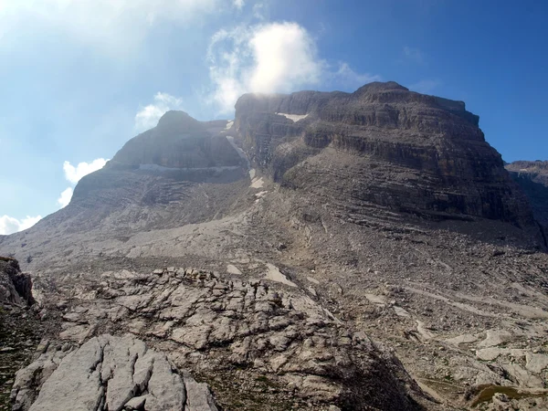 Brenta Dolomites mountain views in the area of ??Alfredo Sentier — Stock Photo, Image