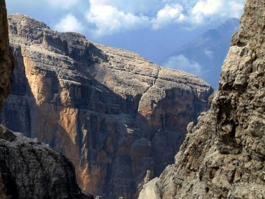 campanile dei camosci bölge brenta Alp görünümü