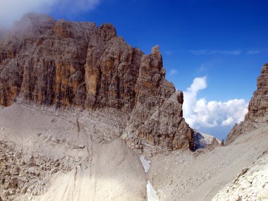 campanile dei camosci bölge brenta Alp görünümü