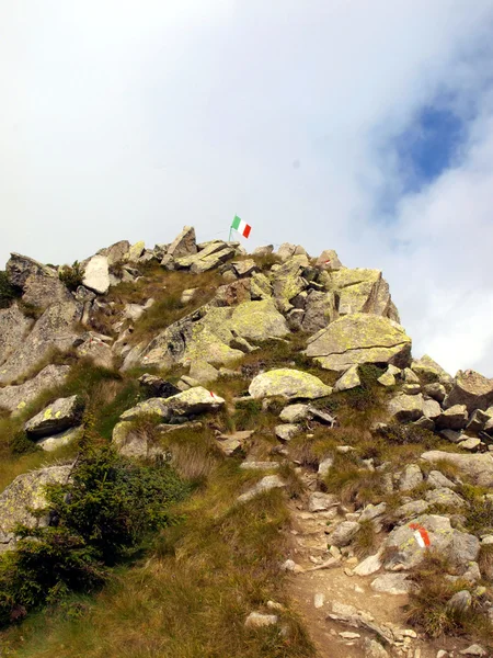 Cima zeledria karakteristisk topp i brenta Dolomiterna, som — Stockfoto