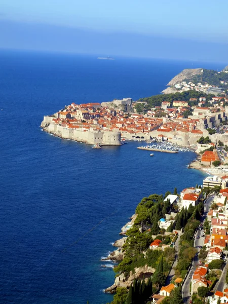 Staré město Dubrovník v Dalmácii — Stock fotografie